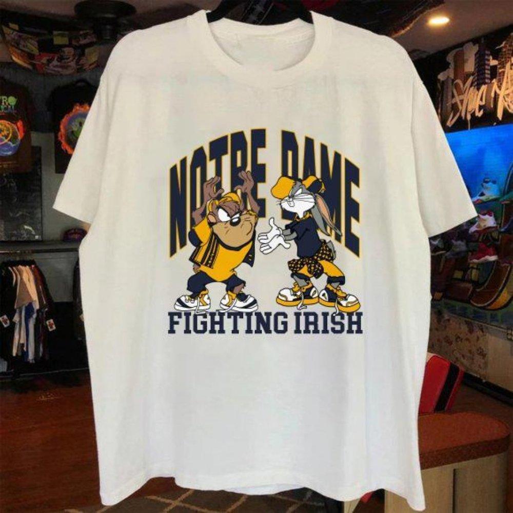 Notre Dame University Looney Tunes Notre Dame Notre Shirt